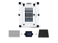 Robust Home Pack: white collapsible dog crate, DryFloor, crate fan and Comfort Mat.